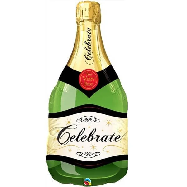 XXL helio balionas šampano butelis