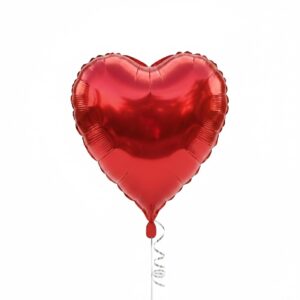 XXL širdelės formos helio balionas merginai valentino dienai