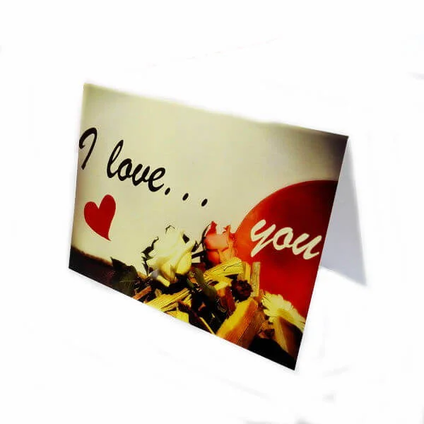 Greeting card „I love you“