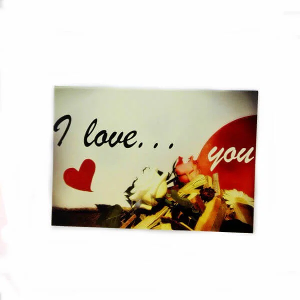 „I love you“ greeting card
