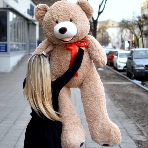Plush bear "Teddy Bear" (160cm) | Big bears | Gintarės gėlės