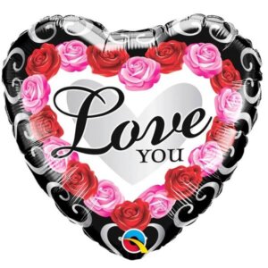 Folinis helio balionas „Love you“
