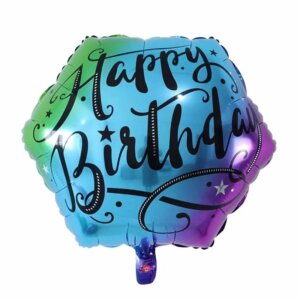 Folinis gimtadienio balionas „Happy Birthday"