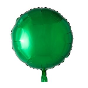 Apvalus žalias folinis balionas