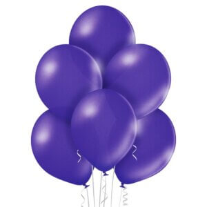 Tamsiai violetinis guminis helio balionas
