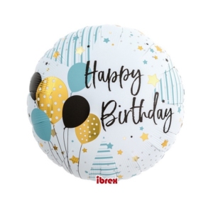 Foliniai helio balionai gimtadienio progos balionas