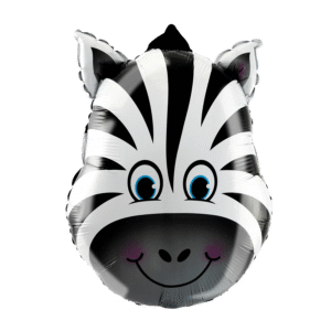 Gyvūno veidas - zebras, puiki dekoracija ar dovana vaikų šventėms.