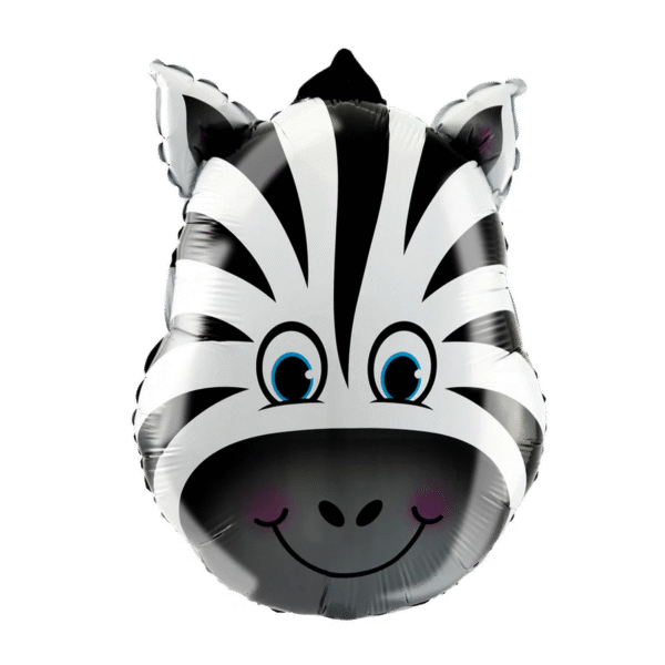 Gyvūno veidas - zebras, puiki dekoracija ar dovana vaikų šventėms.