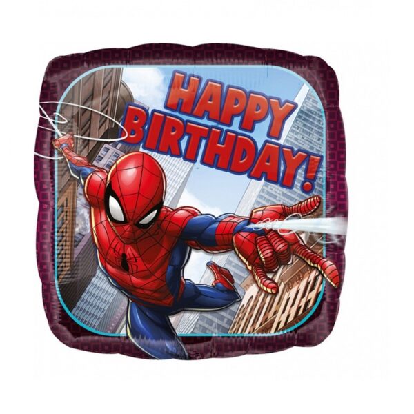 Folinis balionas su Marvel personažu ir gimtadienio sveikinimu